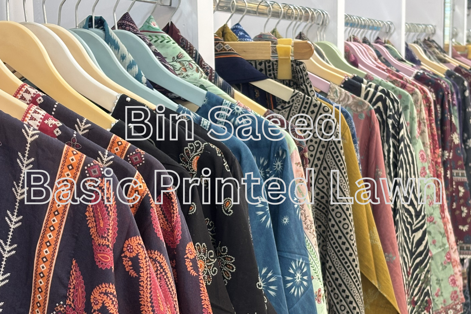 Bin Saeed Basic Printed Lawn Collection