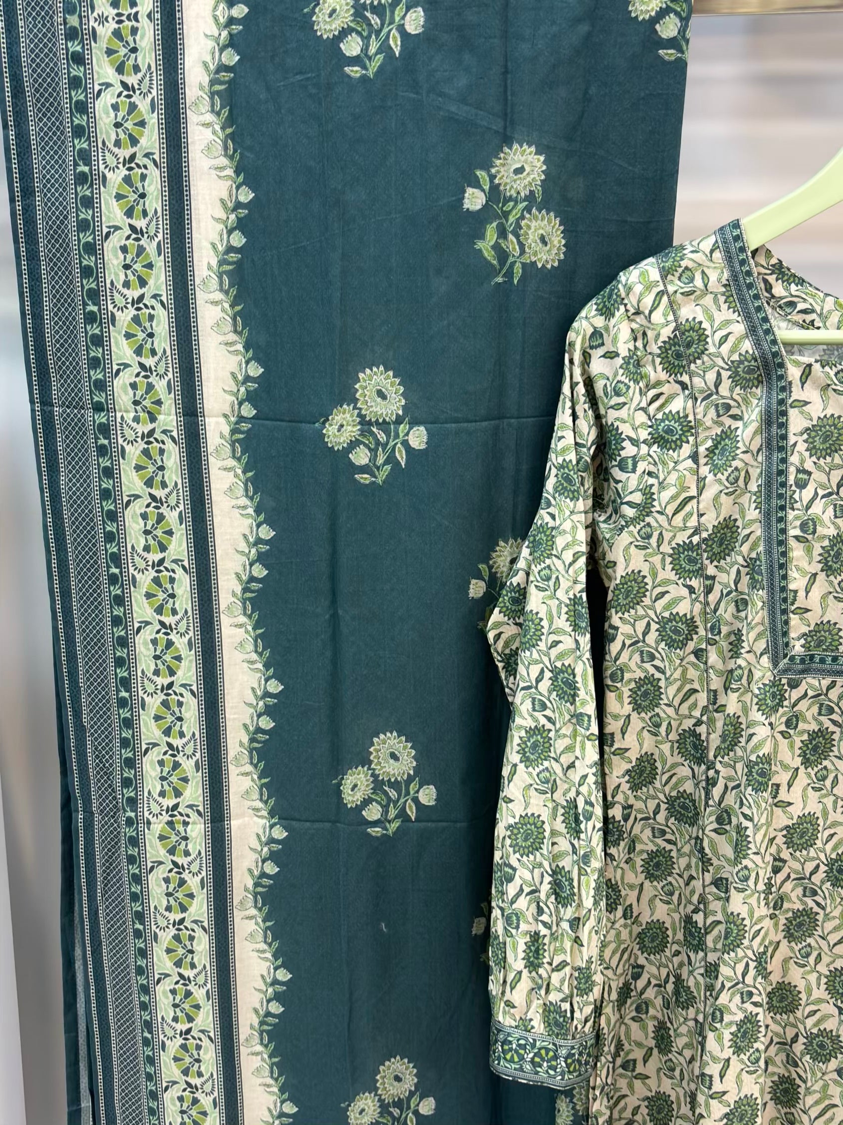 Blush Green Printed Lawn Frawk PLF02 | Stitched | 3 Piece