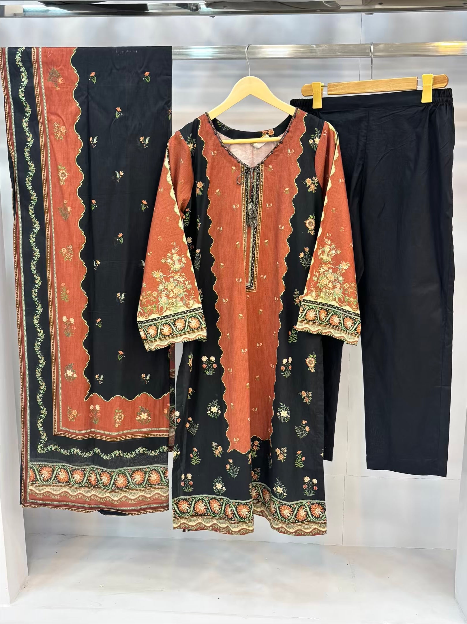 Amber Blossom Exclusive Printed Lawn PL19-F | Summers | Stitched | 3 Piece.