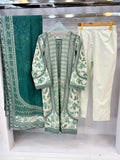 Mint Elegance Exclusive Printed Lawn PL19-A | Stitched | Summers | 3 Piece.