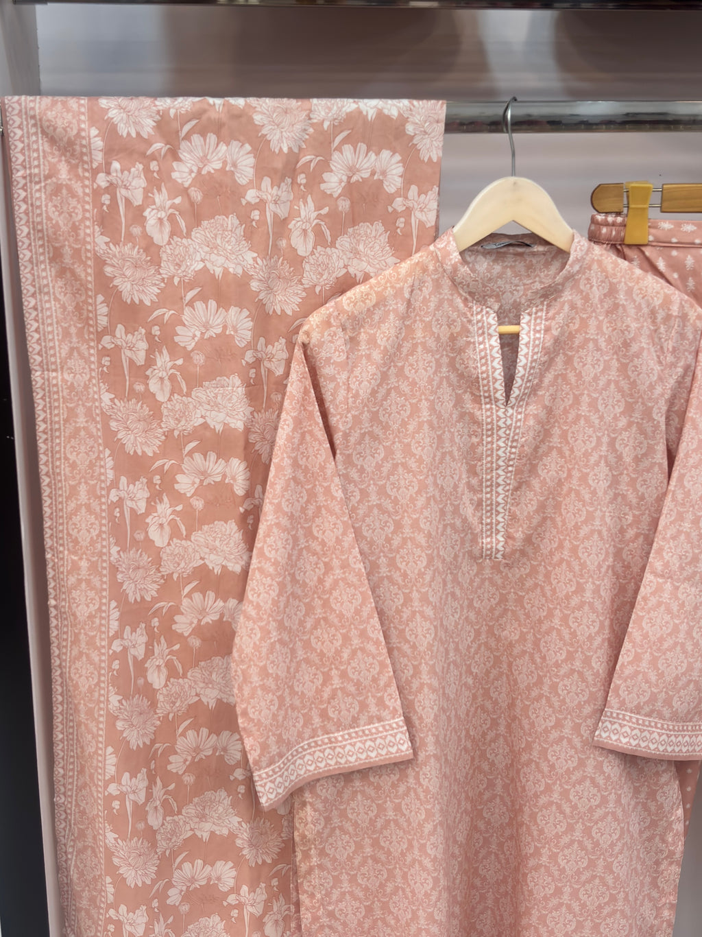Cool Shades Blush Peach Printed Lawn PL12-C | Summer | Stitched | 3 Piece.