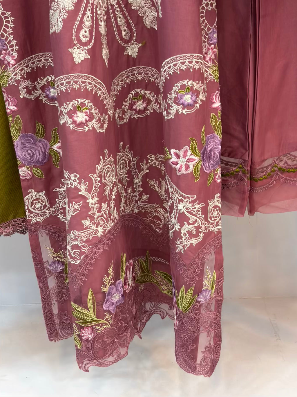 Serafina Blush Embroidered Exclusive Cambric Cotton C01-A | Stitched | 3 Piece