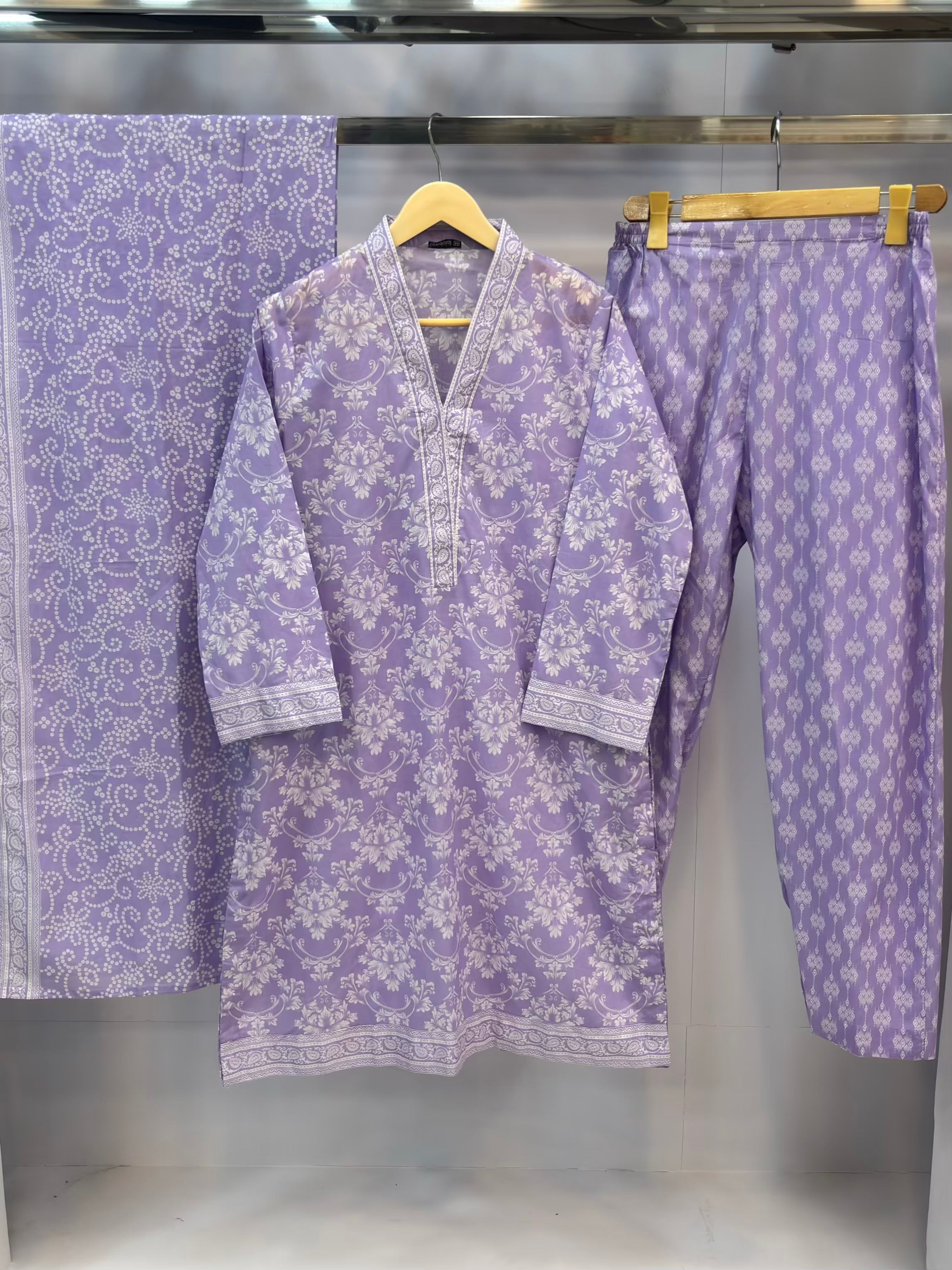 Cool Shades Lavender Lilac Printed Lawn PL11-A | Stitched | 3 Piece.