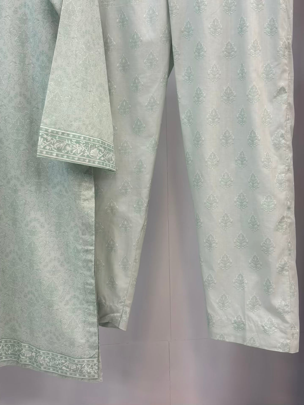 Cool Shades Mint Green Printed Lawn PL12-D | Summer | Stitched | 3 Piece.