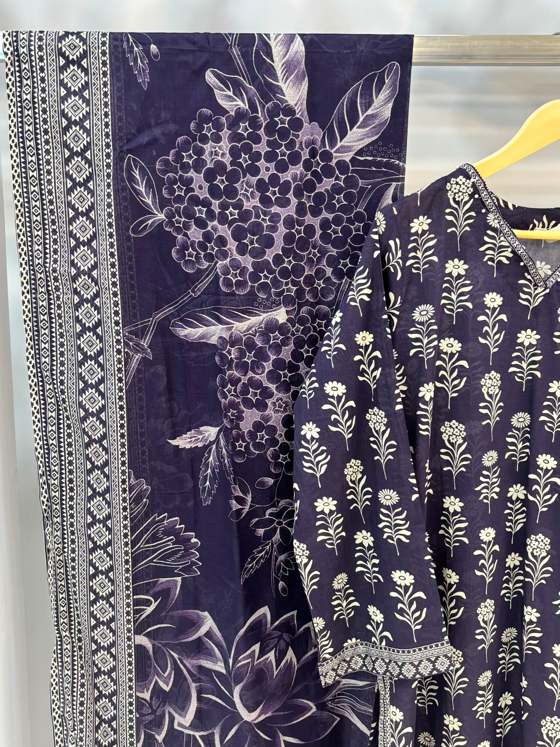 Midnight Bloom Exclusive Printed Lawn PL19-E | Summers | Stitched | 3 Piece