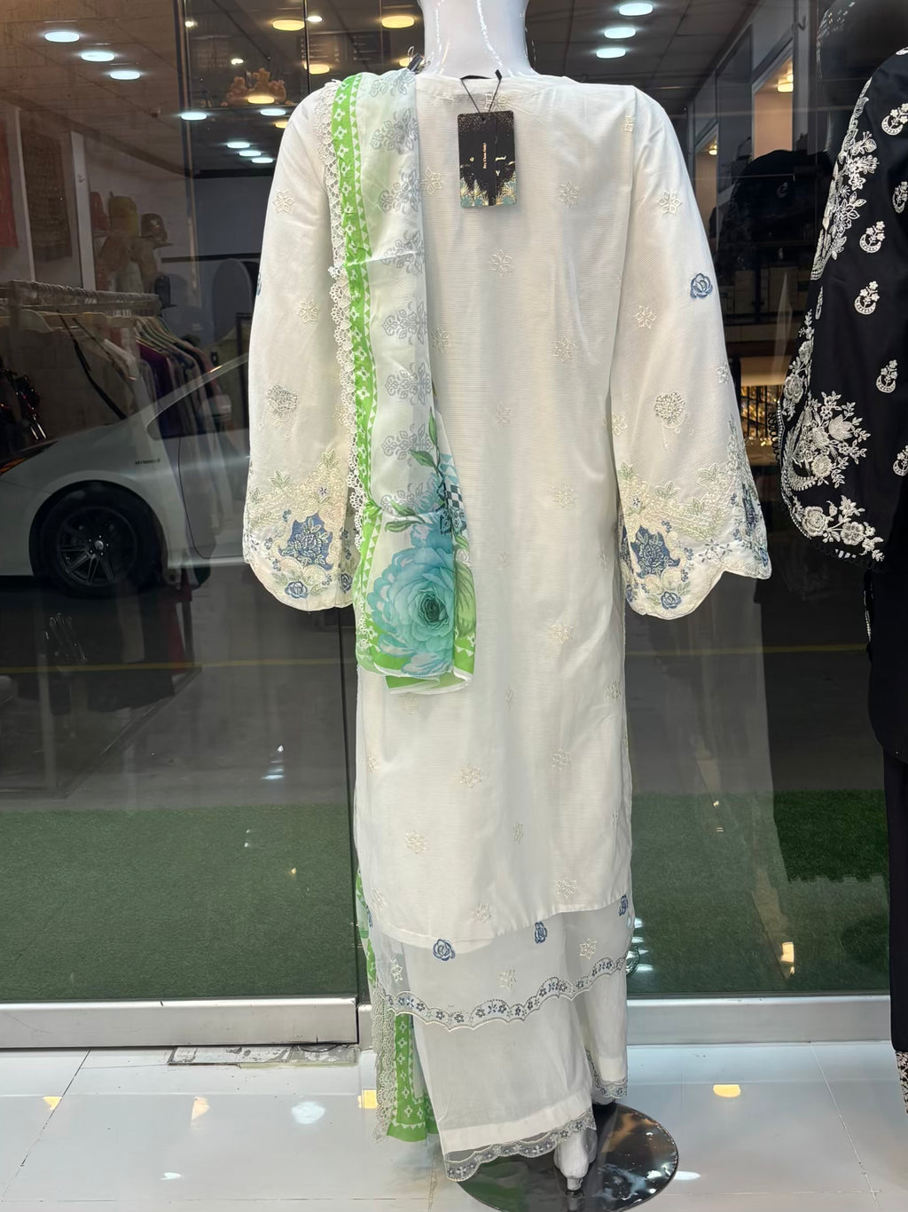 Ivory Bloom Exclusive Cambric Cotton C03-A | Stitched | Summers | 3 Piece.