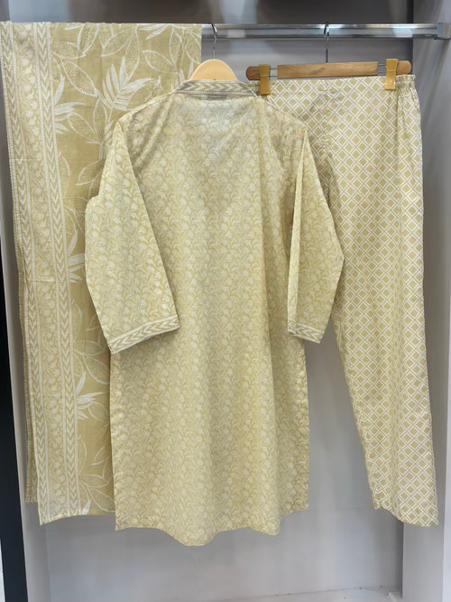 Cool Shades Butter Yellow Printed Lawn PL12-A | Stitched | 3 Piece