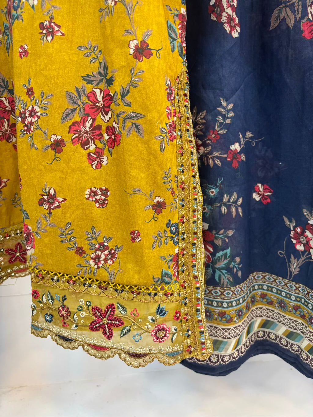 Golden Petals Printed Embroidered Lawn L10-A | Summers | Stitched | 3 Piece