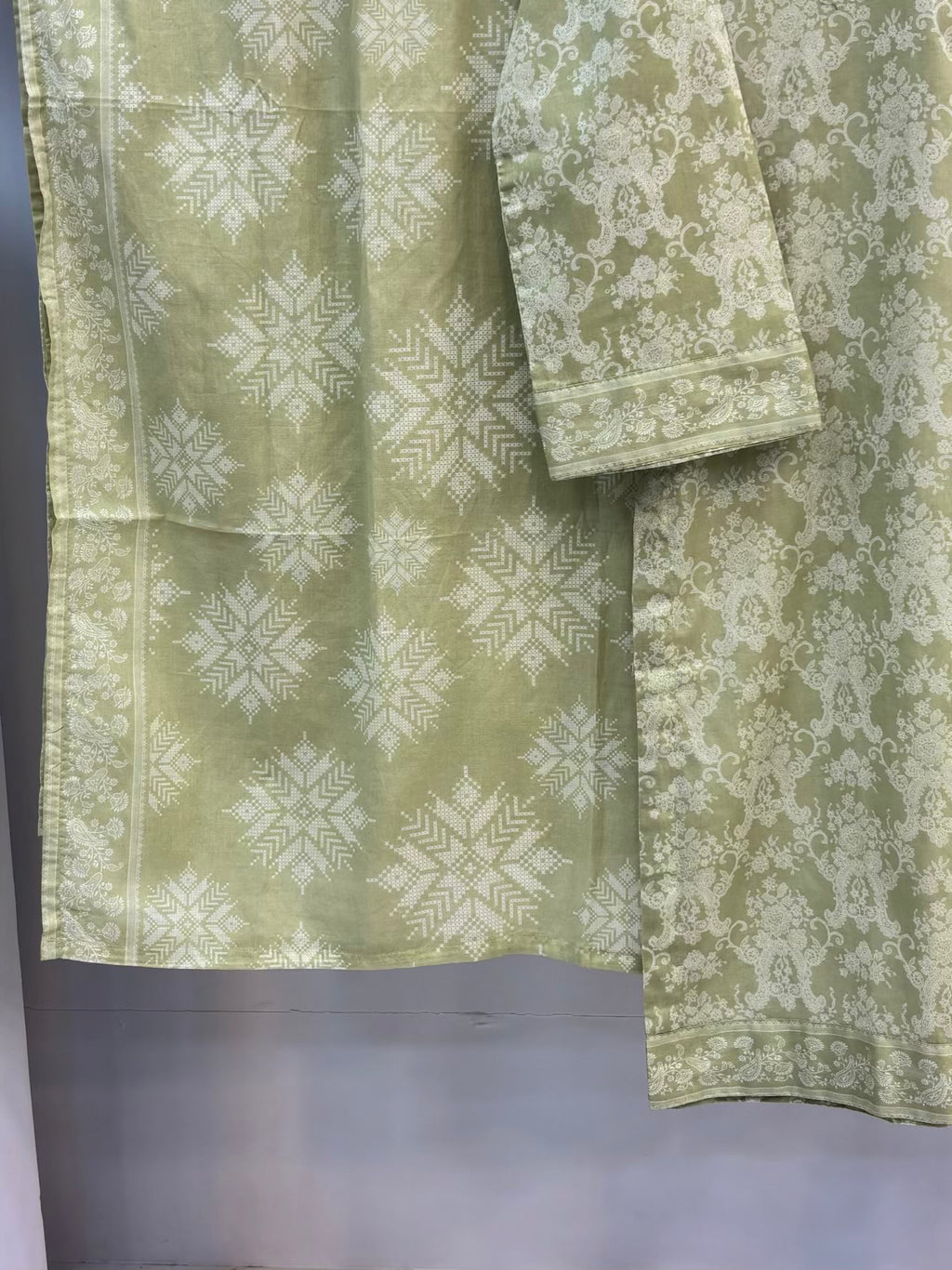 Cool Shades Pistachio Green Printed Lawn PL12-H | Summers | Stitched | 3 Piece.