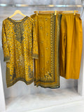Golden Heritage Printed Embroidered Lawn L11-A | Summers | Stitched | 3 Piece