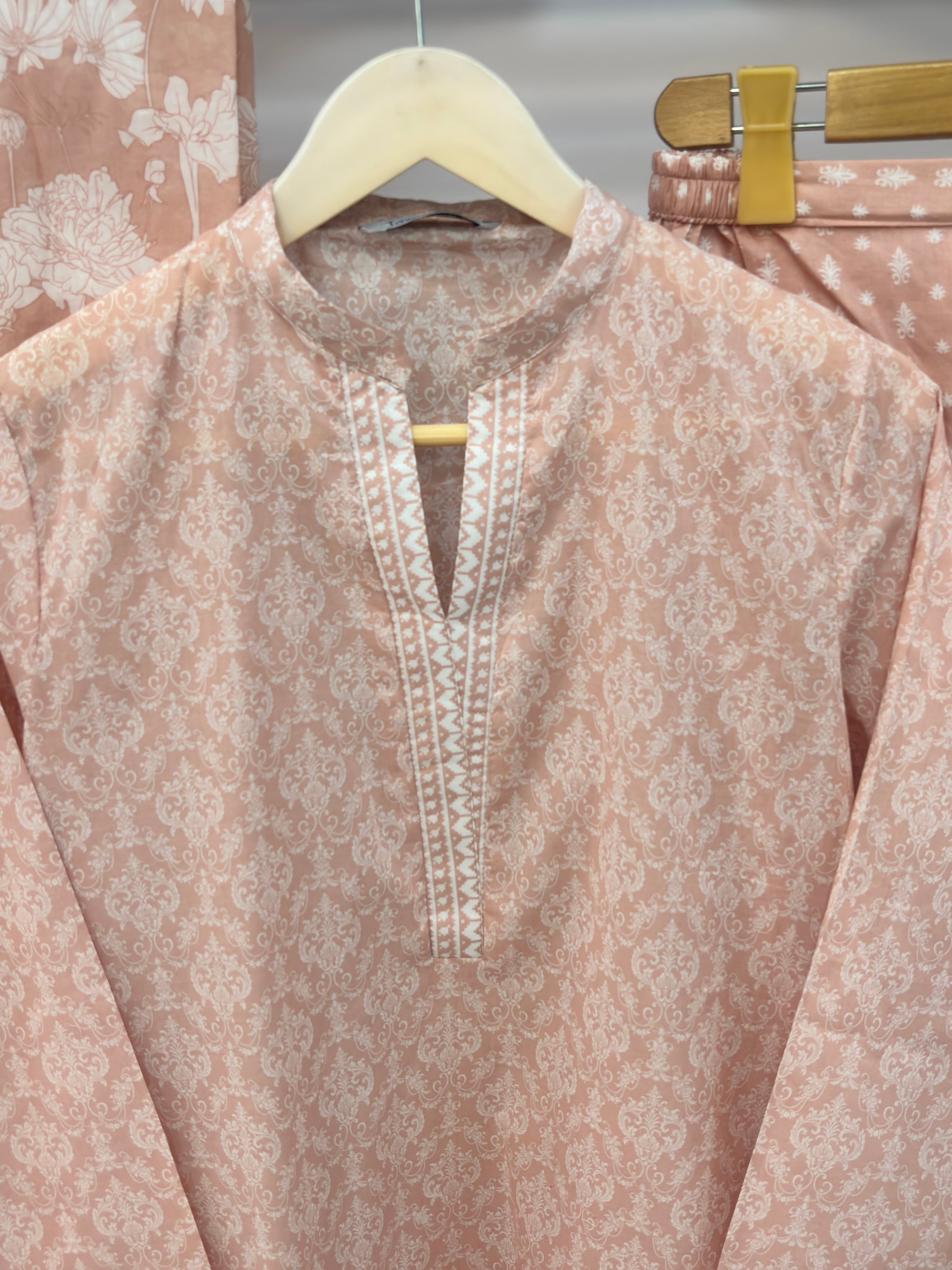 Cool Shades Blush Peach Printed Lawn PL12-C | Summer | Stitched | 3 Piece.