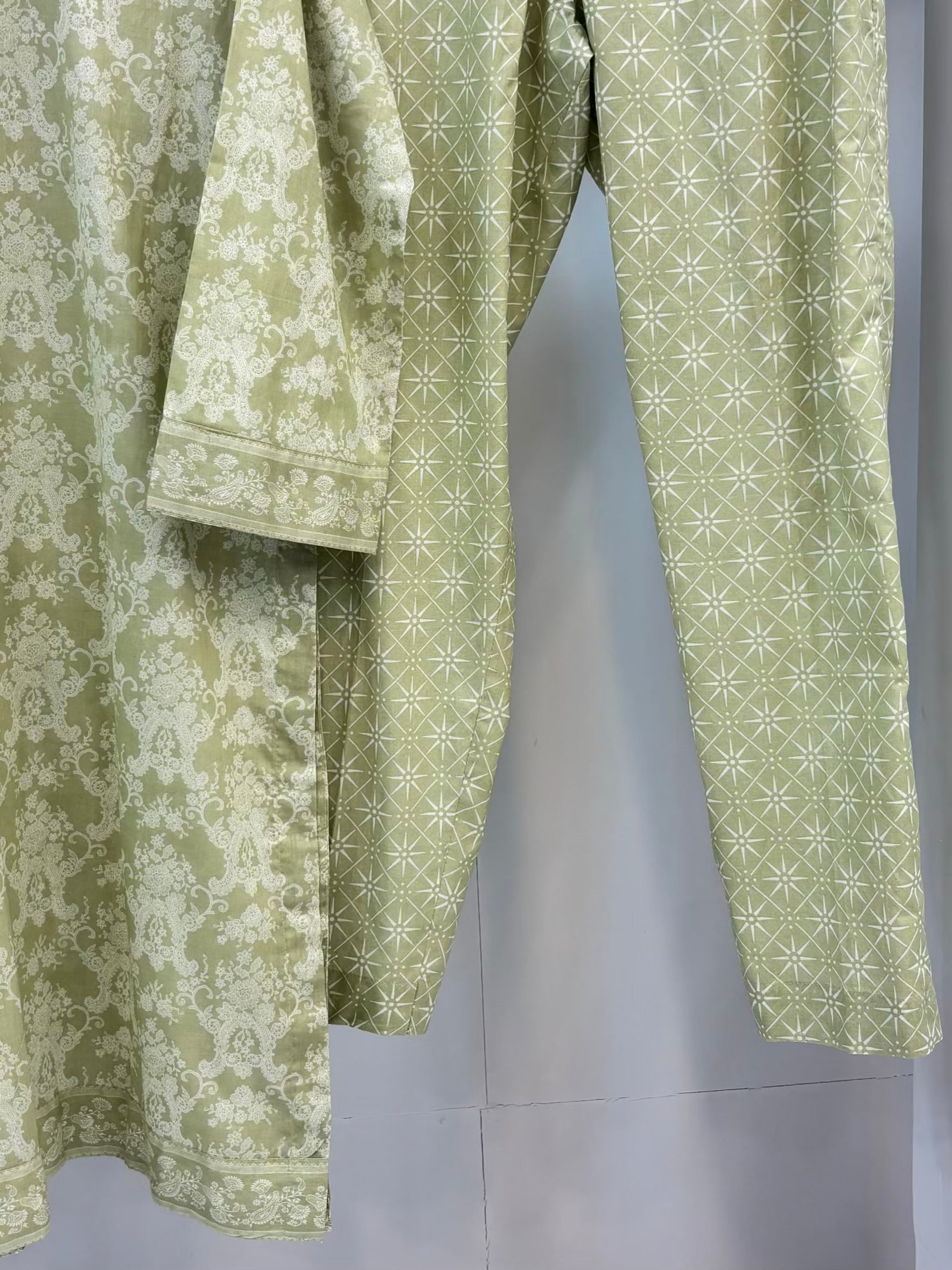 Cool Shades Pistachio Green Printed Lawn PL12-H | Summers | Stitched | 3 Piece.
