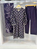 Midnight Bloom Exclusive Printed Lawn PL19-E | Summers | Stitched | 3 Piece