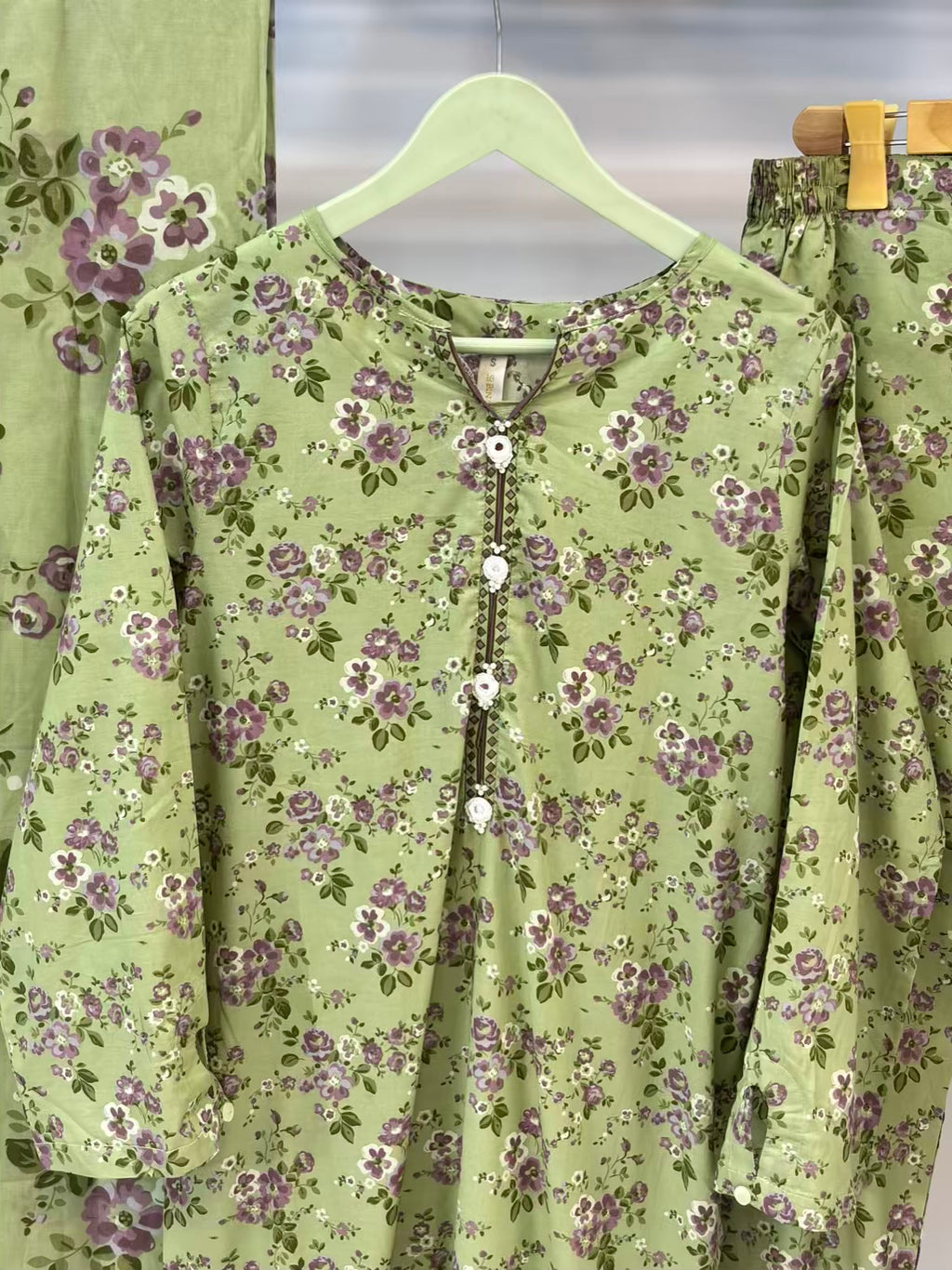 Pistachio Petals Exclusive Printed Lawn PL19-G | Summers | Stitched | 3 Piece