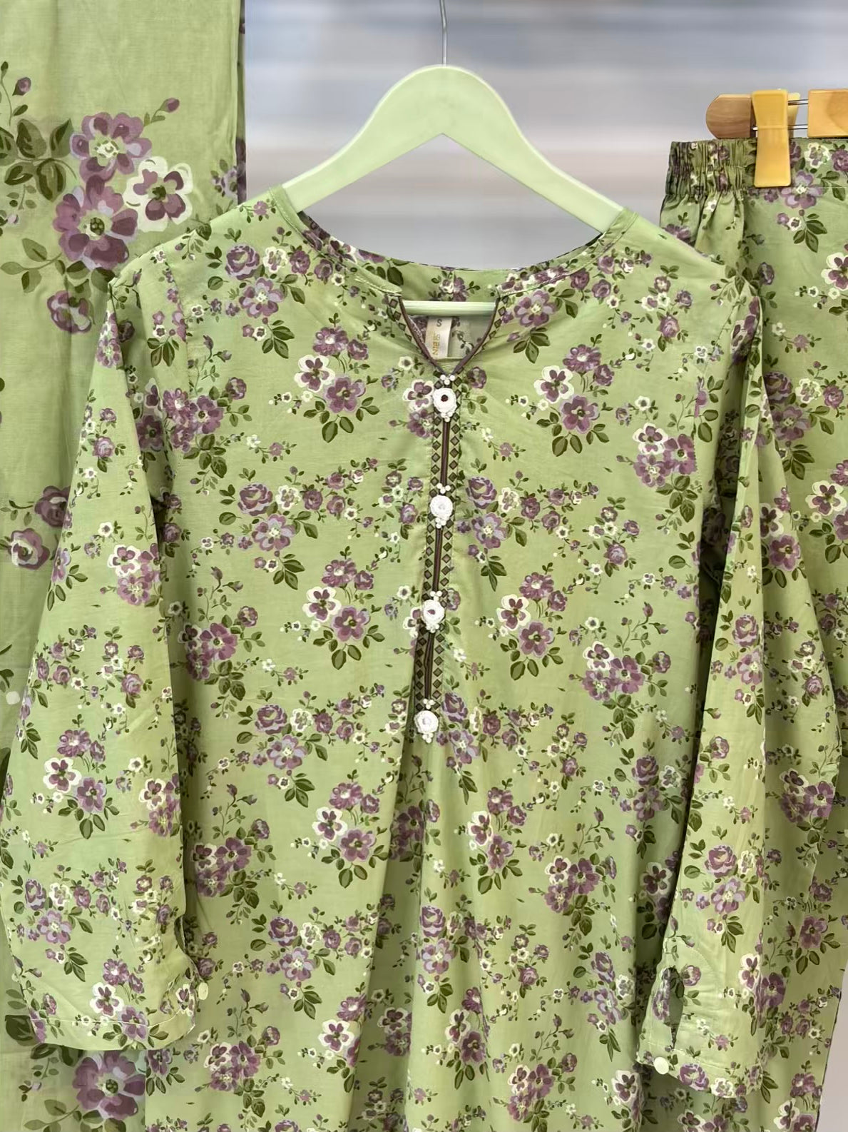 Pistachio Petals Exclusive Printed Lawn PL19-G | Summers | Stitched | 3 Piece