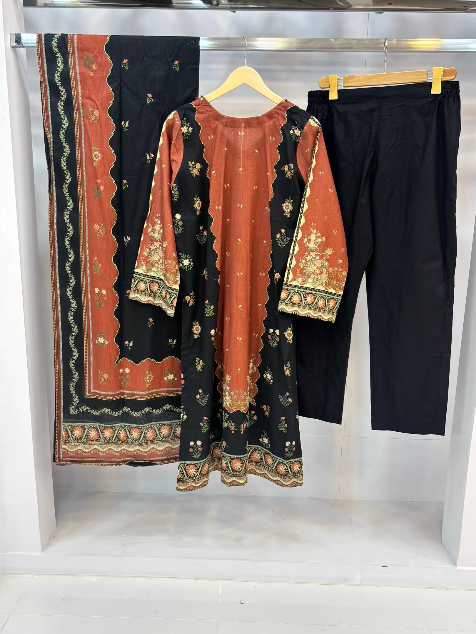 Amber Blossom Exclusive Printed Lawn PL19-F | Summers | Stitched | 3 Piece.