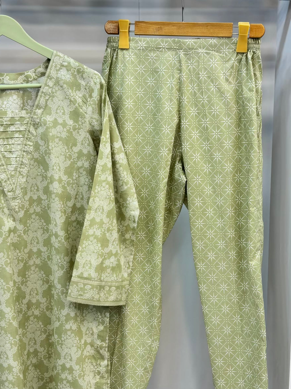 Cool Shades Pistachio Green Printed Lawn PL12-H | Summers | Stitched | 3 Piece.