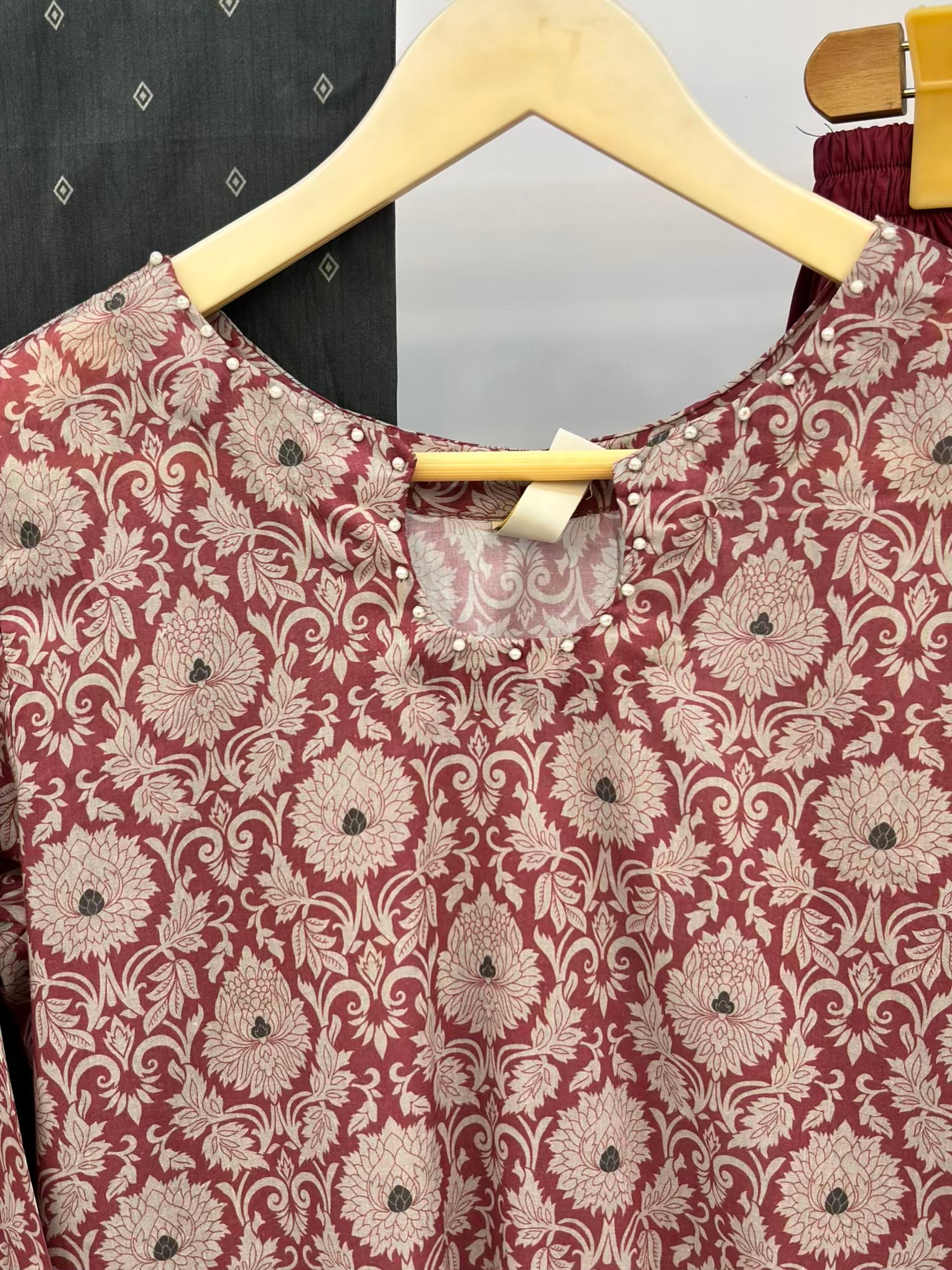 Berry Red Floral Exclusive Printed Lawn PL19-C | Summers | Stitched | 3 Piece