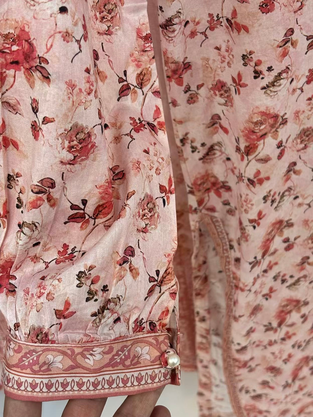 Floral Light Pink Exclusive Printed Lawn PL04-A | Stitched | 3 Piece