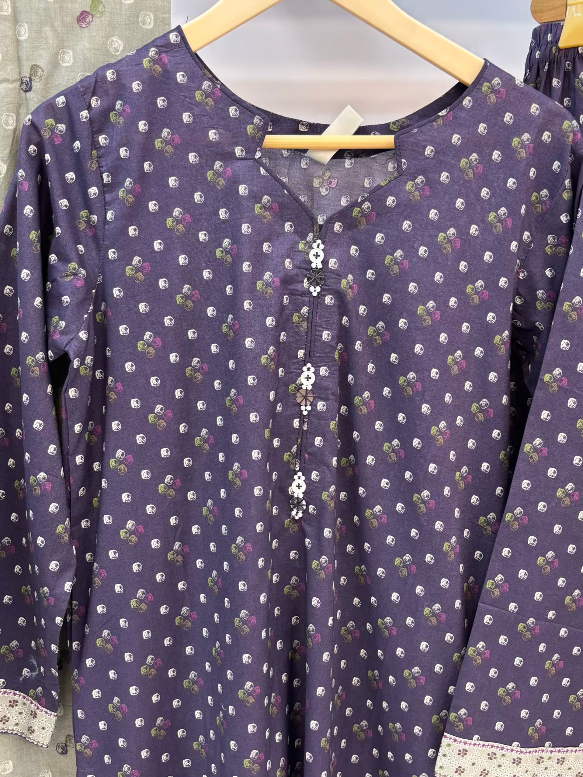 Purple Chunri Exclusive Printed Lawn PL19-H | Summers | Stitched | 3 Piece