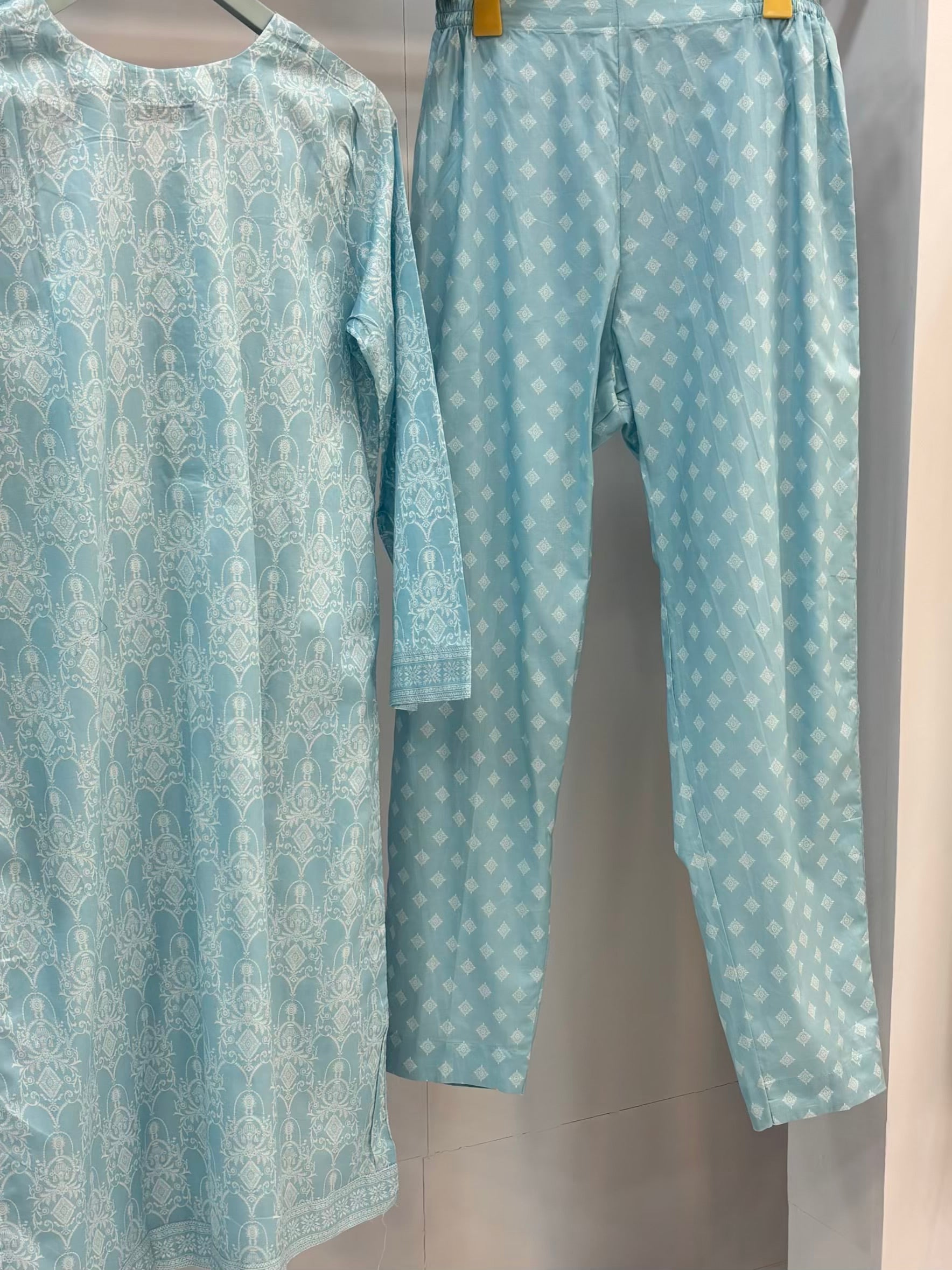 Cool Shades Powder Blue Printed Lawn PL12-G | Summers | Stitched | 3 Piece