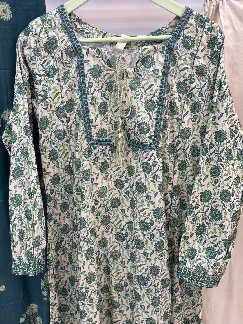 Blush Green Printed Lawn Frawk PLF02 | Stitched | 3 Piece